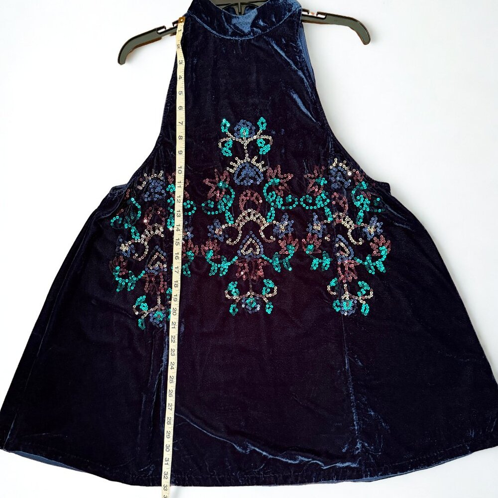 Free People Sequin Velvet Dress